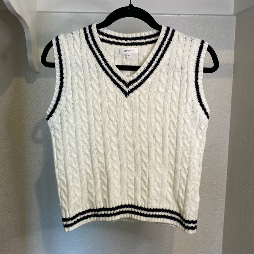 White shirt vest
